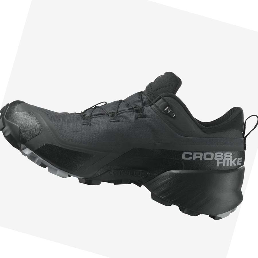 Salomon CROSS HIKE GORE-TEX Erkek Yürüyüş Ayakkabısı Siyah | TR 3609LIS